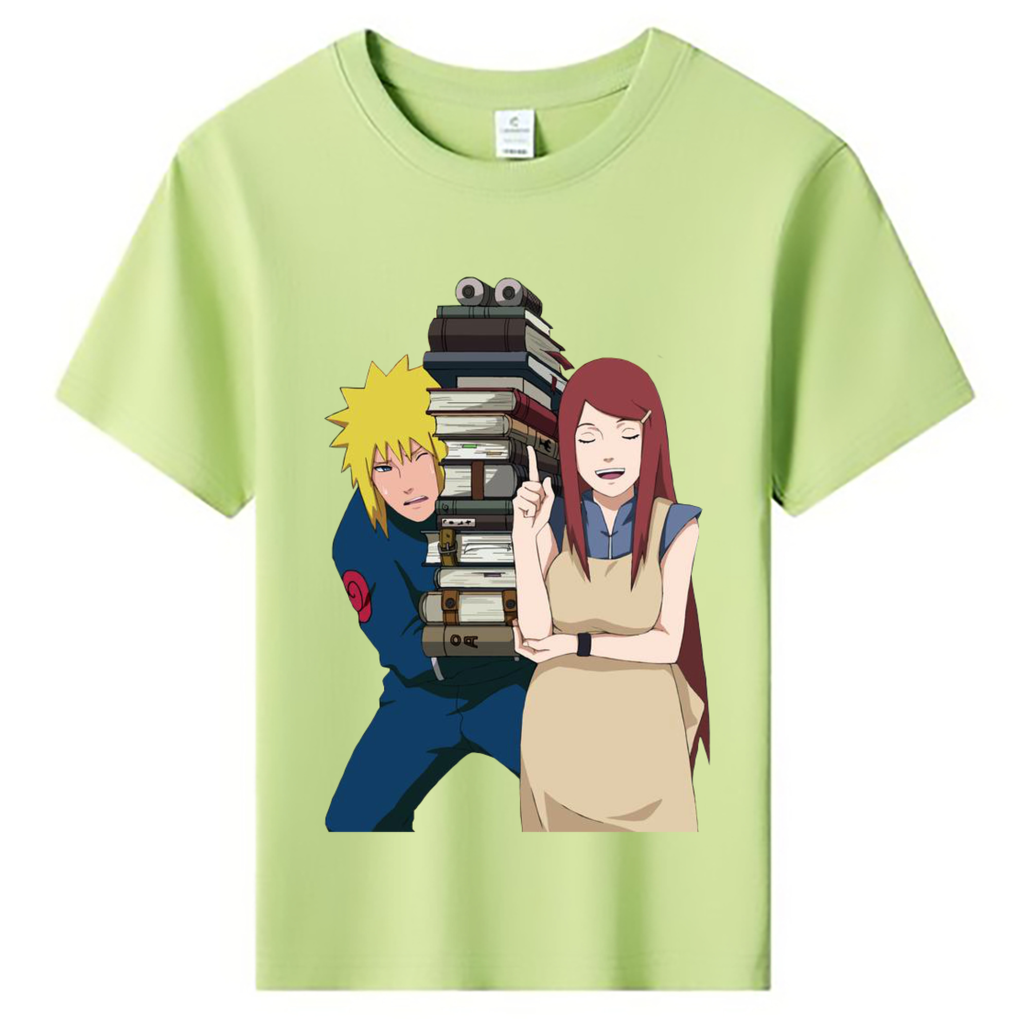 （画像用） NARUTO -ナルト- 波風 ミナト Namikaze Minato 綿100％キッズTシャツ（フロントプリント）